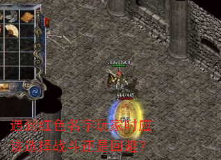遇到红色名字玩家时应该选择战斗还是回避? 遇到红色名字玩家时应该选择战斗还是回避?