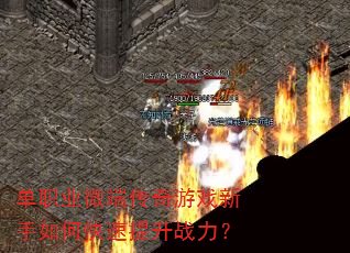 单职业微端传奇游戏新手如何快速提升战力? 单职业微端传奇游戏新手如何快速提升战力?