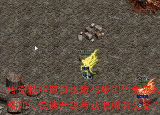 传奇私服黄日华版45集国语免费攻略如何快速升级与获取稀有装备? 传奇私服黄日华版45集国语免费攻略如何快速升级与获取稀有装备?