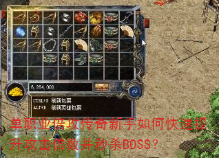 单职业倍攻传奇新手如何快速提升攻击倍数并秒杀BOSS? 单职业倍攻传奇新手如何快速提升攻击倍数并秒杀BOSS?