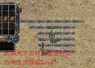 武神天下怎样快速提升战力并击败终极Boss? 武神天下怎样快速提升战力并击败终极Boss?