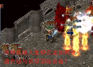 传奇私服人生柳云龙如何快速升级与获取顶级装备? 传奇私服人生柳云龙如何快速升级与获取顶级装备?