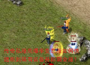 传奇私服高爆率变态服如何快速刷到稀有装备并称霸全服? 传奇私服高爆率变态服如何快速刷到稀有装备并称霸全服?