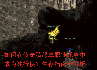 如何在传奇私服单职业战争中成为独行侠?生存指南全解析 如何在传奇私服单职业战争中成为独行侠?生存指南全解析