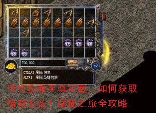 ����˽�����𱦲أ���λ�ȡϡ��װ����̽��֮��ȫ����