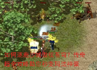 如何逐鹿沙城傲视苍穹?传奇超全攻略助你秒变玛法神豪 如何逐鹿沙城傲视苍穹?传奇超全攻略助你秒变玛法神豪