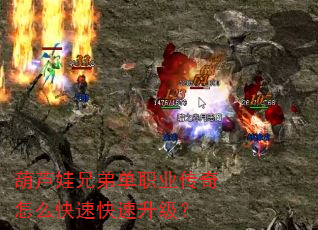 葫芦娃兄弟单职业传奇怎么快速快速升级? 葫芦娃兄弟单职业传奇怎么快速快速升级?