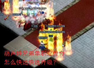 葫芦娃兄弟单职业传奇怎么快速快速升级? 葫芦娃兄弟单职业传奇怎么快速快速升级?