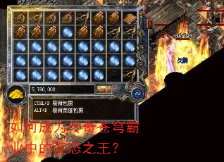如何成为传奇苍穹霸业中的变态之王? 如何成为传奇苍穹霸业中的变态之王?