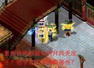 重生传奇新服如何拜师无崖子?绝学速成攻略有哪些? 重生传奇新服如何拜师无崖子?绝学速成攻略有哪些?