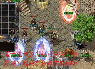 道士达到多少级可召唤三级骷髅?超变态私服攻略解析 道士达到多少级可召唤三级骷髅?超变态私服攻略解析