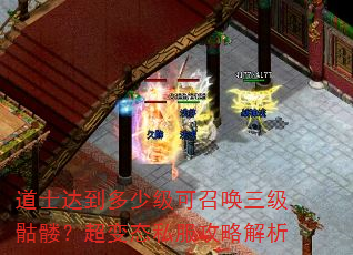 道士达到多少级可召唤三级骷髅?超变态私服攻略解析 道士达到多少级可召唤三级骷髅?超变态私服攻略解析