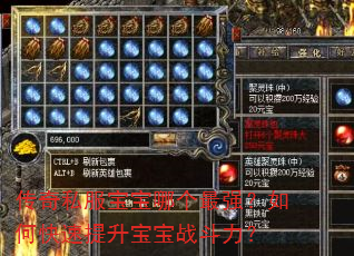 传奇私服宝宝哪个最强?如何快速提升宝宝战斗力? 传奇私服宝宝哪个最强?如何快速提升宝宝战斗力?
