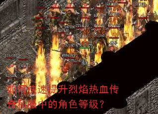 如何快速提升烈焰热血传奇私服中的角色等级? 如何快速提升烈焰热血传奇私服中的角色等级?