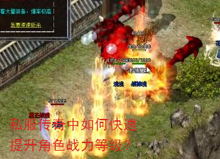 私服传奇中如何快速提升角色战力等级? 私服传奇中如何快速提升角色战力等级?