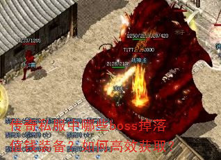 ����˽������Щboss����ֵǮװ������θ�Ч��ȡ��