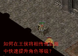 如何在王侯将相传奇私服中快速提升角色等级? 如何在王侯将相传奇私服中快速提升角色等级?