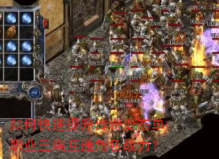如何快速提升传奇变态单职业三端互通角色战力? 如何快速提升传奇变态单职业三端互通角色战力?