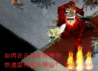 如何在正版老传奇中快速提升角色等级? 如何在正版老传奇中快速提升角色等级?