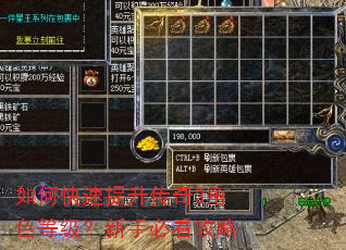 如何快速提升传奇3角色等级?新手必看攻略 如何快速提升传奇3角色等级?新手必看攻略