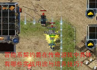 冒险系契约兽在传奇游戏中具体有哪些实战用途与培养技巧? 冒险系契约兽在传奇游戏中具体有哪些实战用途与培养技巧?