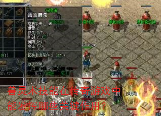 兽灵术技能在传奇游戏中能发挥哪些关键作用? 兽灵术技能在传奇游戏中能发挥哪些关键作用?