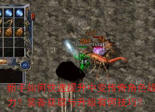 新手如何快速提升中变传奇角色战力?装备获取与升级有何技巧? 新手如何快速提升中变传奇角色战力?装备获取与升级有何技巧?
