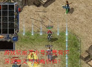 游戏玩家开小号究竟有何深层意义与战略价值? 游戏玩家开小号究竟有何深层意义与战略价值?