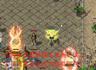 如何快速提升霸王怒角色战力?顶级装备获取攻略有哪些? 如何快速提升霸王怒角色战力?顶级装备获取攻略有哪些?