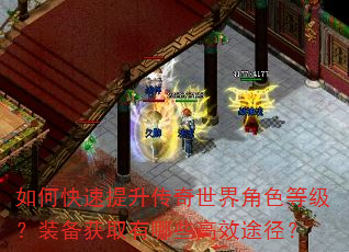 如何快速提升传奇世界角色等级?装备获取有哪些高效途径? 如何快速提升传奇世界角色等级?装备获取有哪些高效途径?